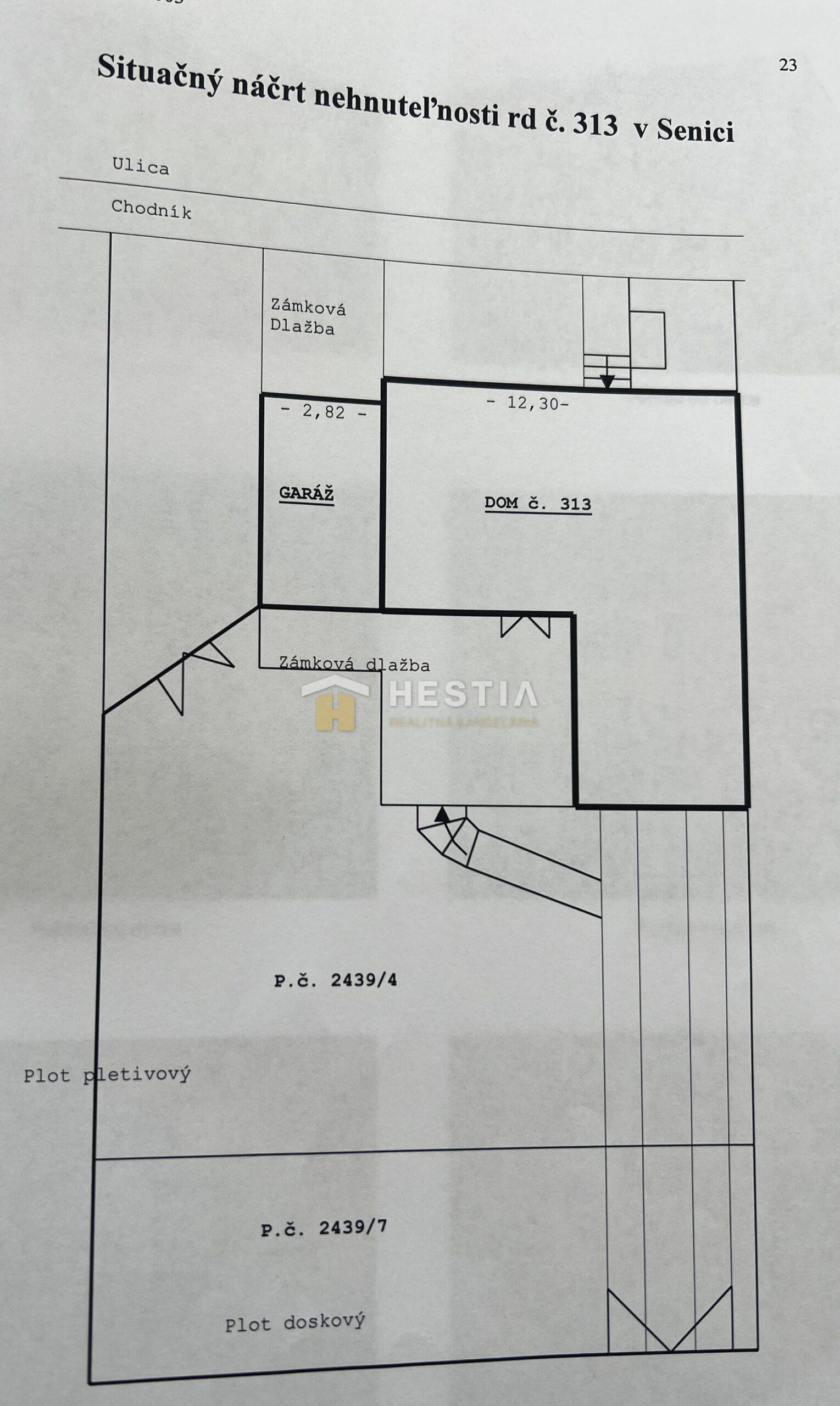 Pôdorys - Rodinný dom s možnosťou 2. samostatných bytov alebo viacgeneračného bývania!